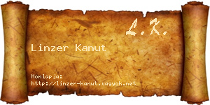 Linzer Kanut névjegykártya